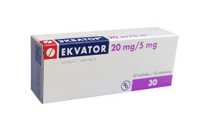Экватор таблеткалари 20мг/5мг №30