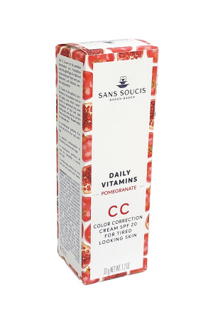 Sans Soucis крем daily vitamins pomegranate cc для лица обогащенный витаминами 30мл