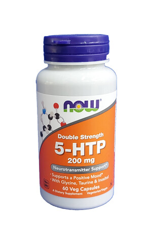 5-гидрокситриптофан now капсулы 200 мг №60