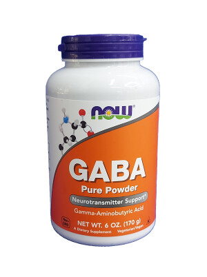 Габа now гамма-аминомасляная кислота порошок 170 гр