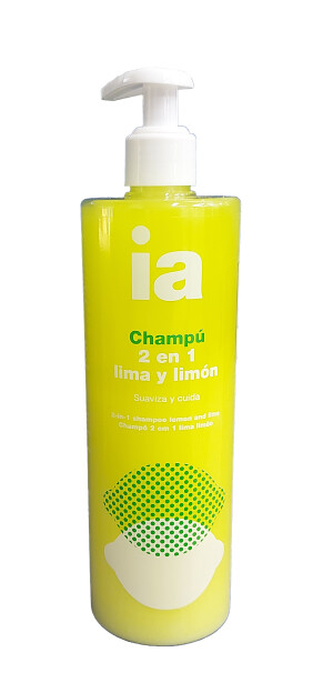 Interapothek шампунь для волос 2 в 1 с экстрактом лайм и лимона 500мл