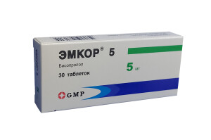 Emkor tabletkalari 5 mg № 30