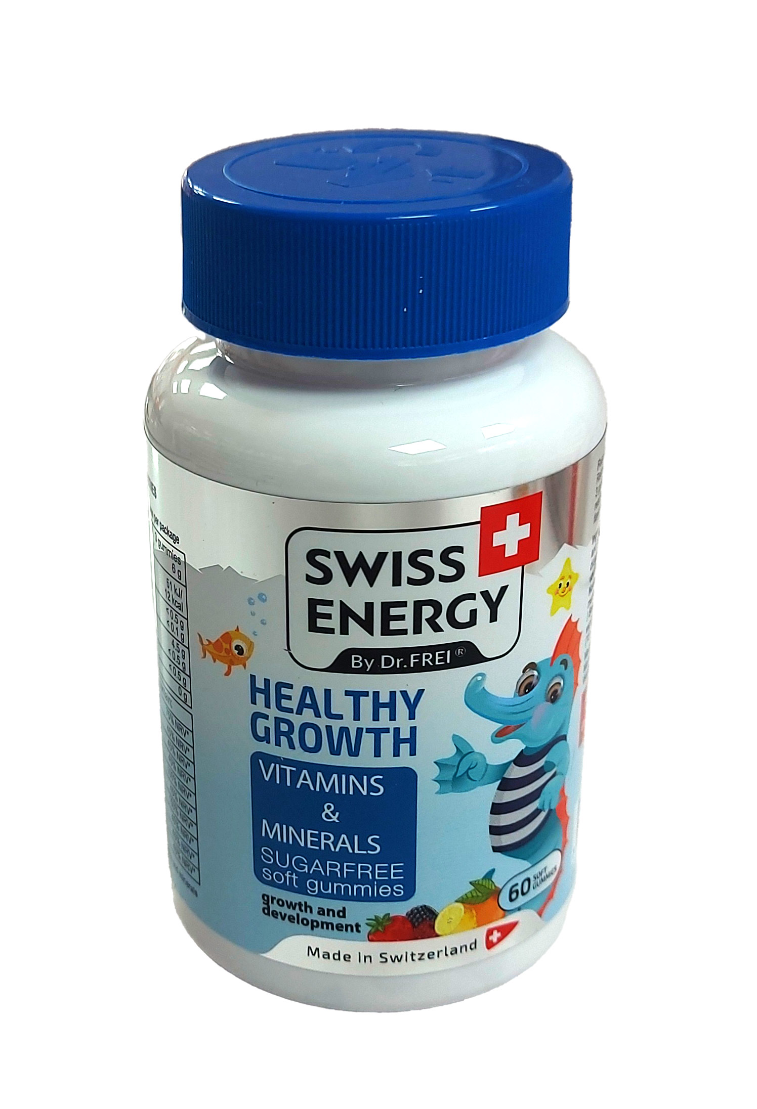 Витамины swiss energy dr frei healthy growth жевательные пастилки №60