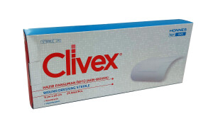 Повязка прозрачная полиуретановая для ран clivex 9смх25см №25