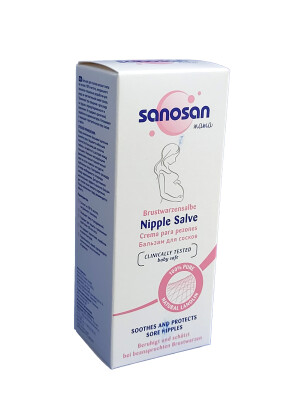 Саносан мама бальзам nipple salve для сосков ланолиновый 30мл