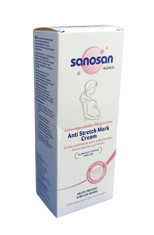 Саносан мама крем anti stretch mark cream против растяжек для беременных 200мл