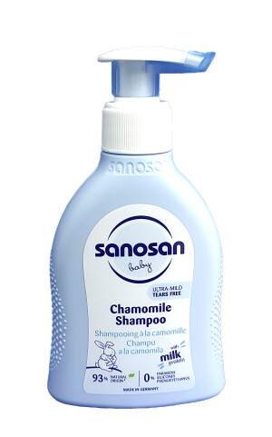 Саносан бэби шампунь с ромашкой chamomile shampoo для купания 200мл