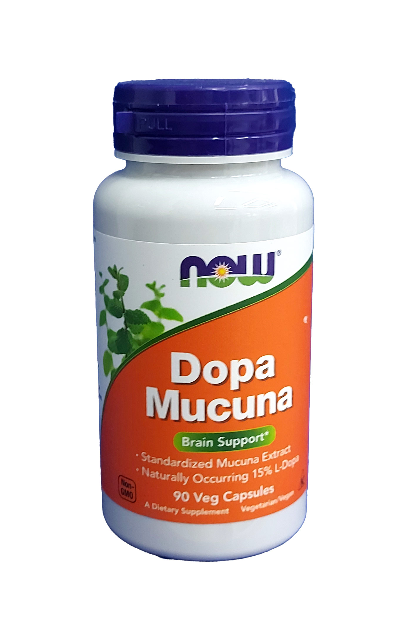 Мукуна жгучая now dopa mucuna капсулы №90