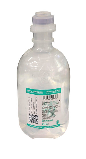 Natriy xlorid - 0,9% 200 ml ko'rinadi