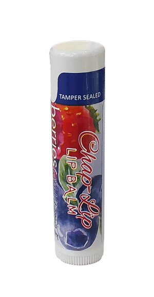 Бальзам для губ chap-lip balm berries c витамином e 4.2г