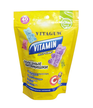 Мармеладные мишки vitagum vitamin полезные витамишки 150г