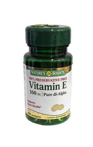 Витамин e nature's bounty капсулы 100ме №100