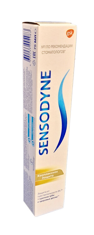 Зубная паста sensodyne комплексная защита 75мл
