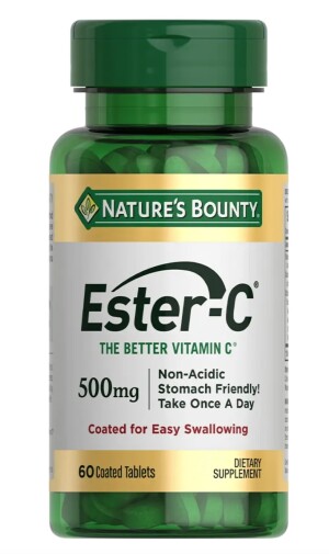 Эстер-с витамином c nature's bounty таблетки 500мг №60