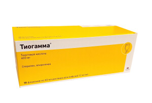 Тиогамма раствор для инфузии 50мл флакон №10