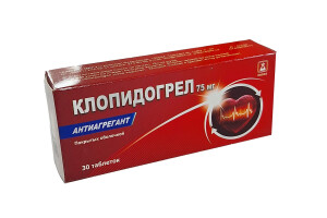 Klopidogrel tabletkalari 75 mg № 30