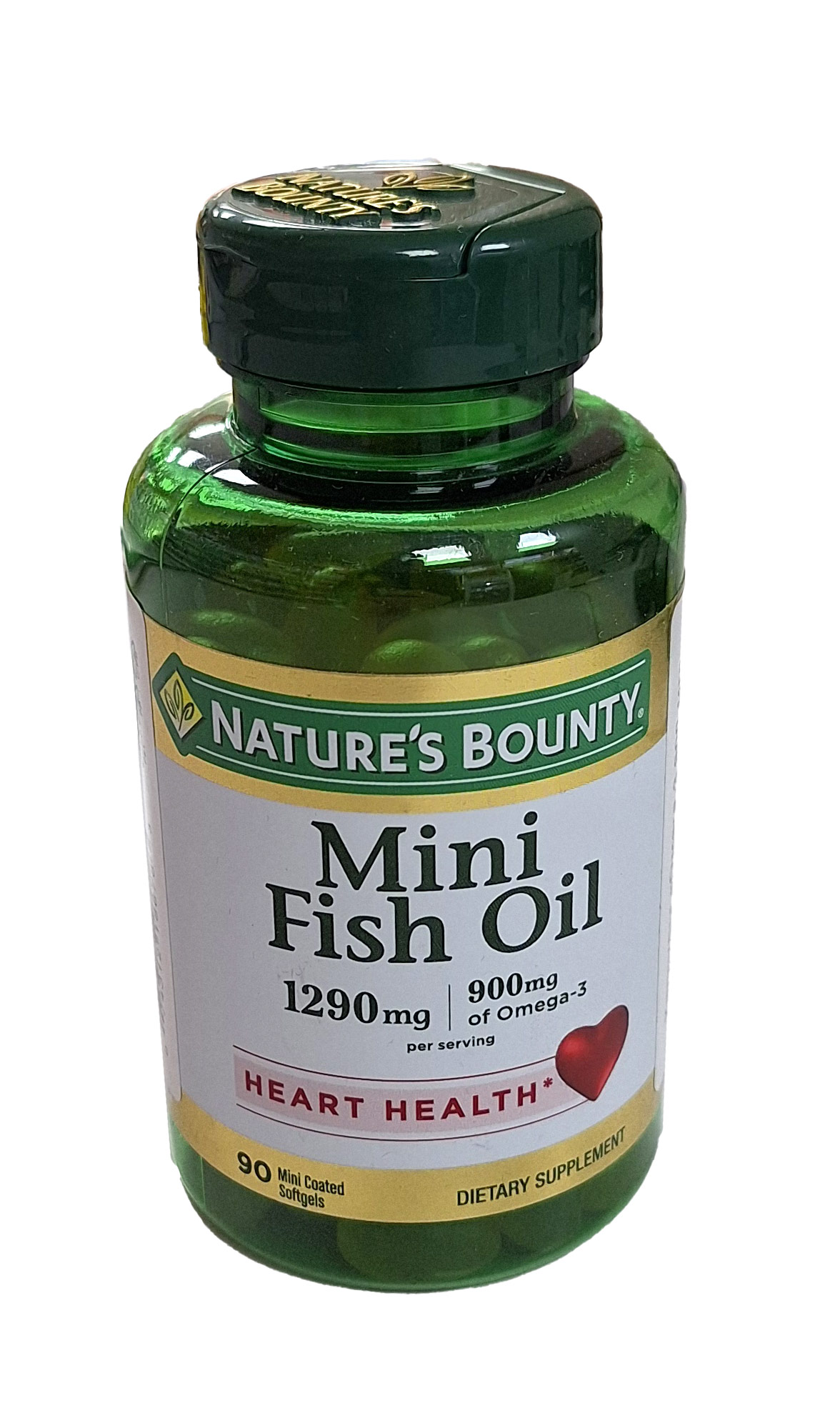 Омега-3 рыбий жир nature's bounty капсулы 1290мг/900мг №90