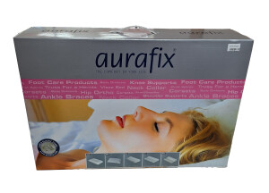 Подушка для шеи с вискозная aurafix размер S (46*30*10/8см) ref 862 (бежевой)