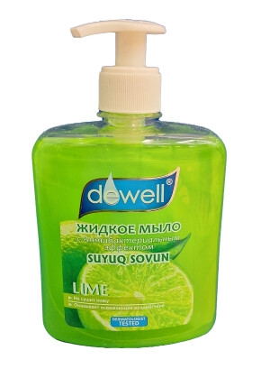 Жидкое мыло dewell lime 500мл