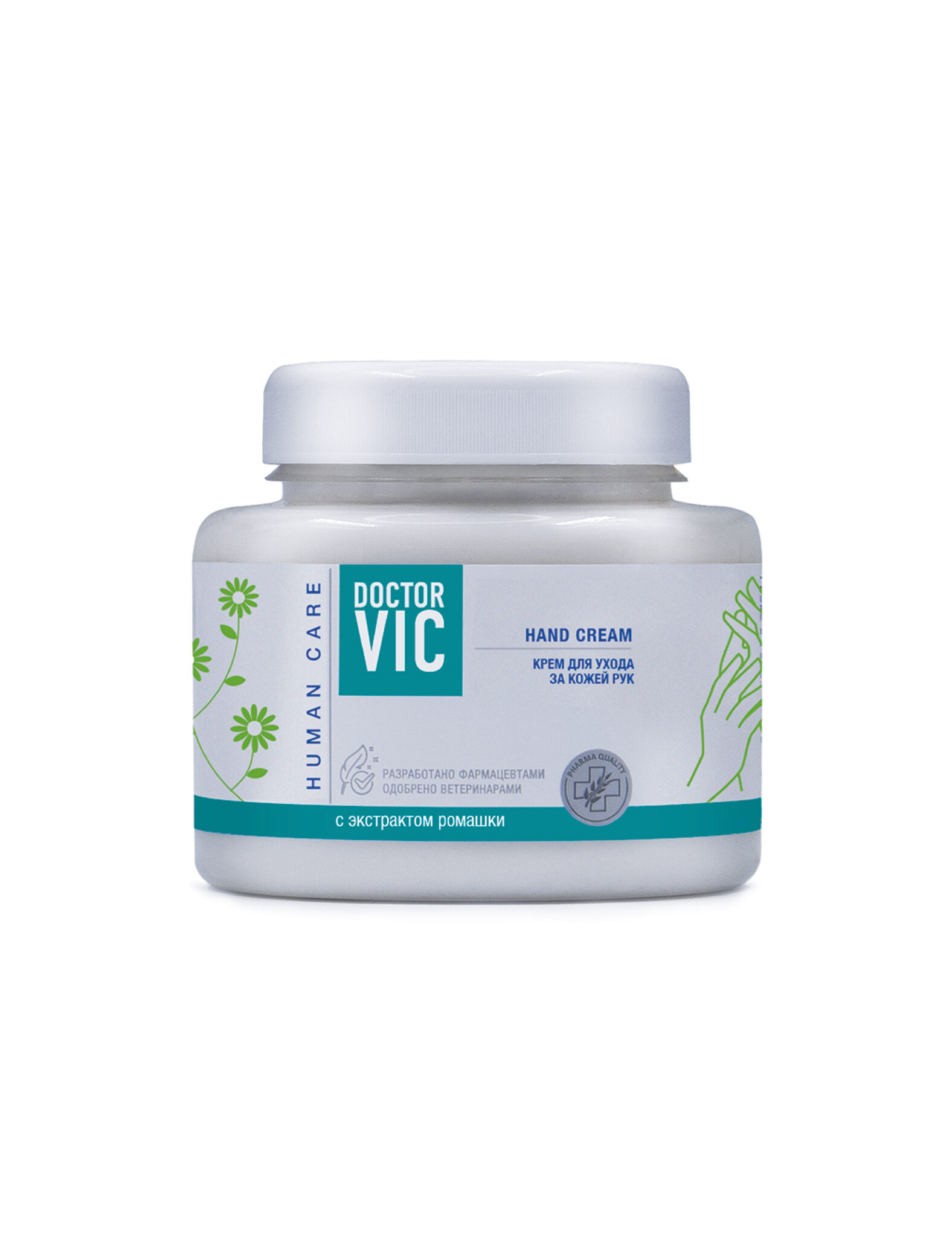Крем для рук doctor vic с экстрактом ромашки 250г