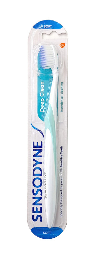 Зубная щетка sensodyne deep clean (мягкая)