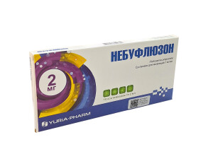 Nafas olish uchun nebufluzon suspenziyasi 1 mg/ml 2 ml № 10