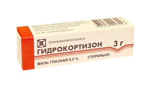 Гидрокортизон кўз малҳами 0,5% 3г