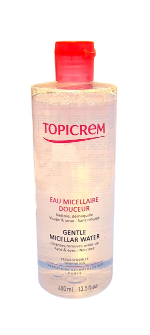 Топикрем мицеллярная вода gentle micellar water 400мл