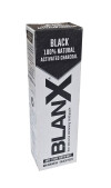 Зубная паста blanx black 100% natural activated charcoal 75мл