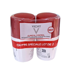 Vichy дезодорант шариковый клиник контрол 96ч 50мл (2шт)