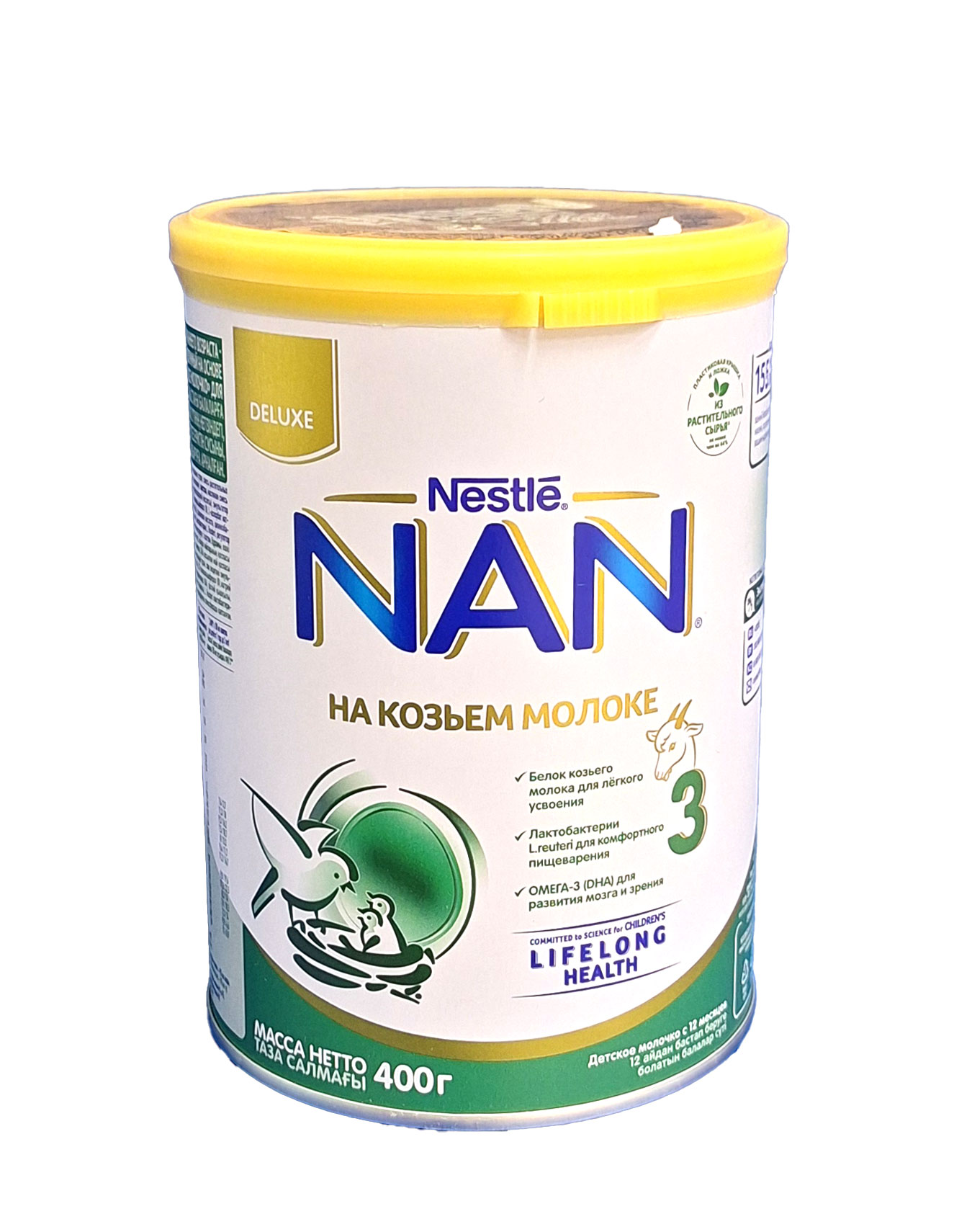 Смесь nan-3 на козьем молоке 400г