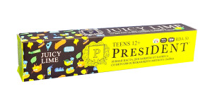 Зубная паста president rda50 juicy lime teens 12+ 75г