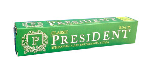 Зубная паста president rda75 classic 75г