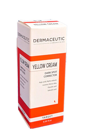 Крем dermaceutic yellow cream target ночной депигментирующий для лица 15мл