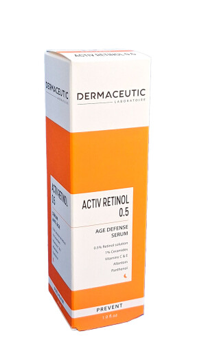 Сыворотка dermaceutic activ retinol 0.5 prevent age defense против антивозрастной для лица 30мл