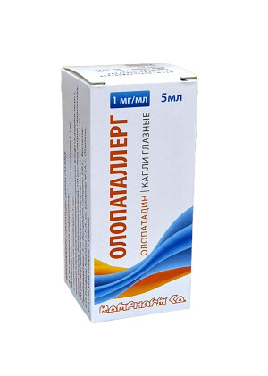 Olopatallerg ko'z tomchilari 1mg / ml 5ml