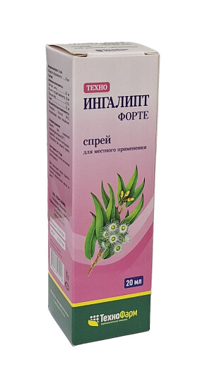 Инҳалипт форте спрейи 20 мл