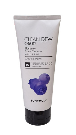 Тонимоли пенка clean dew blueberry для умывания экстрактом черники 180мл