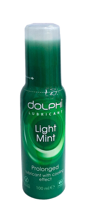 Гель-лубрикант dolphi light mint 100мл