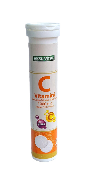 Rux bilan vitamin C aksuvital planshetlar 1000mg №20