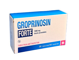 Groprinosin forte tabletkalari 1000 mg №30