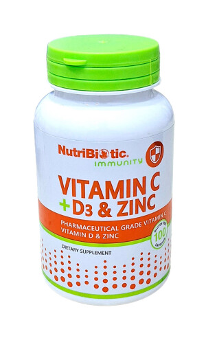 C+Д3 витаминлари ва синк нутрибиотиc иммунитй №100
