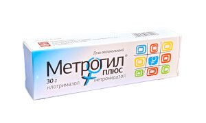 Metrogil Plus gel vaginal 30g