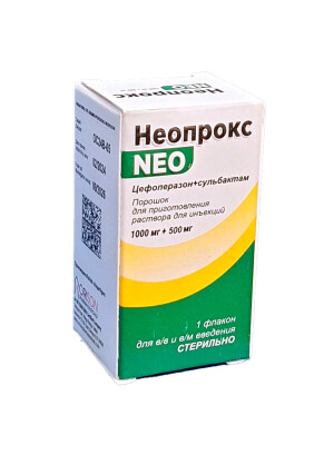 Neoproks Neo inyeksiya kukuni 1,5 g flakon №1