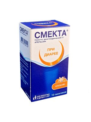 Smecta 3G № 10 suspenziya kukuni (apelsin)