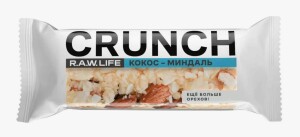 Ёнғоқ бар хом ҳаёт cрунч Ҳиндистон ёнғоғи-бодом 30г