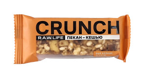 Ёнғоқ бар раw лифе cрунч пеcан-Кажу 30г