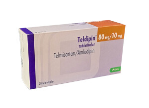 Teldipin tabletkalari 80mg / 10mg №28