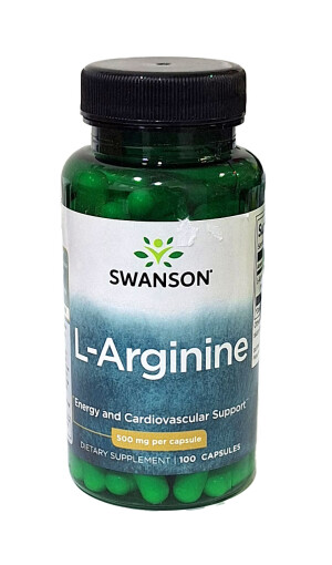 L-arginin Swanson kapsulalari 500mg №100
