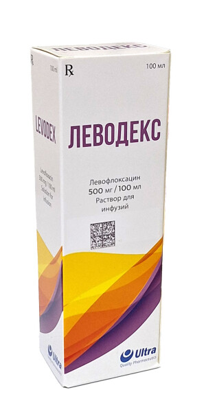 Леводекс раствор для инфузии 500мг/мл 100мл